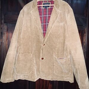 American‎ Outfitters Tan Corduroy Blazer